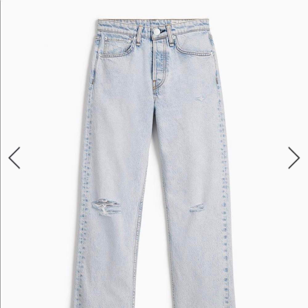 NWT Rag & Bone “Nevada Blue” Maya High-Rise Jeans